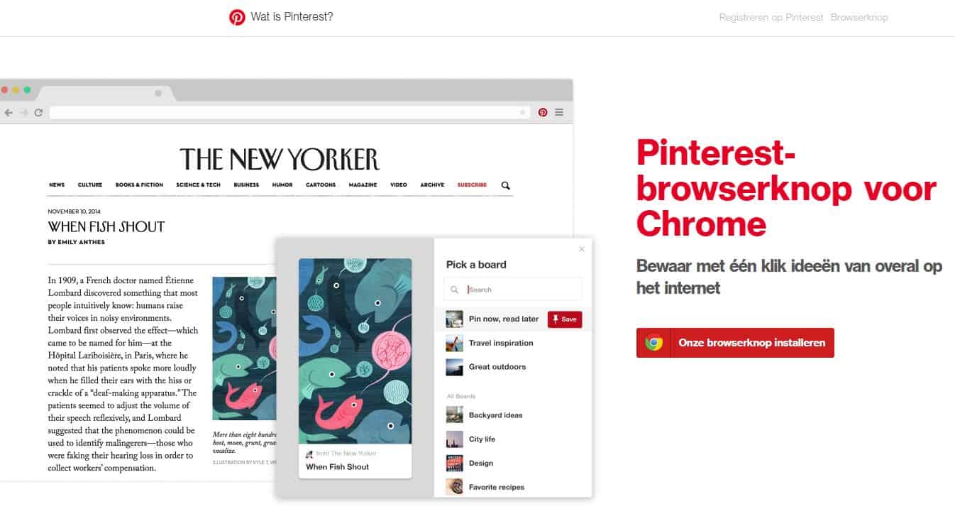 Voeg de Pin-it button aan je Chrome browser - Pinterest tips om je bedrijf een boost te geven - ARCHANA.NL #pinterestmarketing #pinteresttips