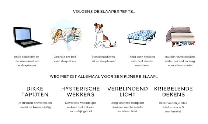 De ideale slaapkamer voor een goede nachtrust [Infographic] - ARCHANA.NL | slaapkamer ideeen | slaaptips #slaapkamer #bedroom