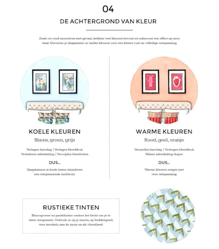 De ideale slaapkamer voor een goede nachtrust [Infographic] - ARCHANA.NL | slaapkamer ideeen | slaaptips #slaapkamer #bedroom