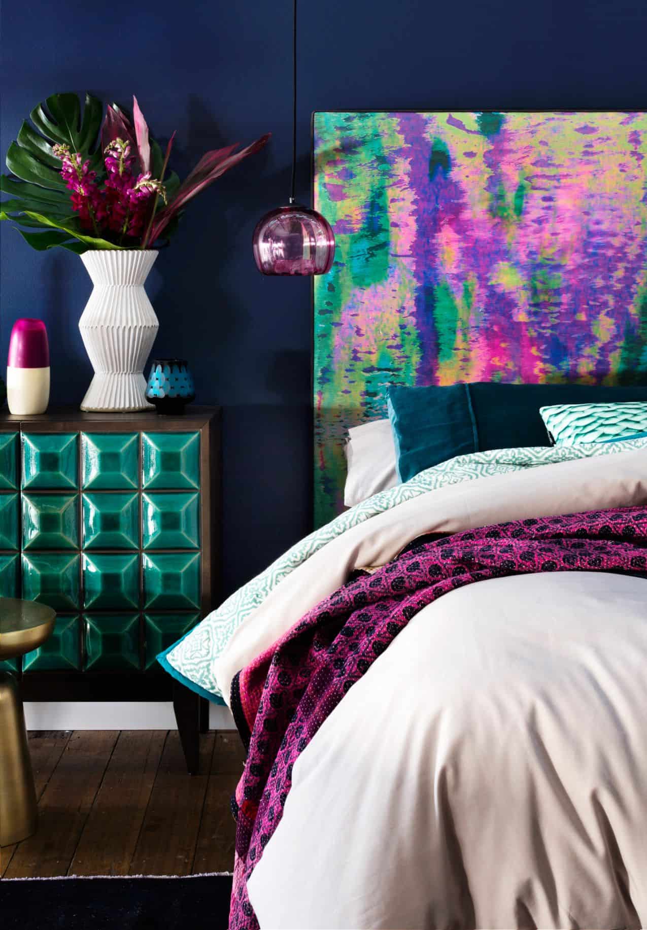 Mexsii headboard - Emerald Jungle long profile | Mexsii Bedhead Collection from Australia | Mexsii hoofdbord maakt van je slaapkamer een waar kunstwerk | ARCHANA.NL