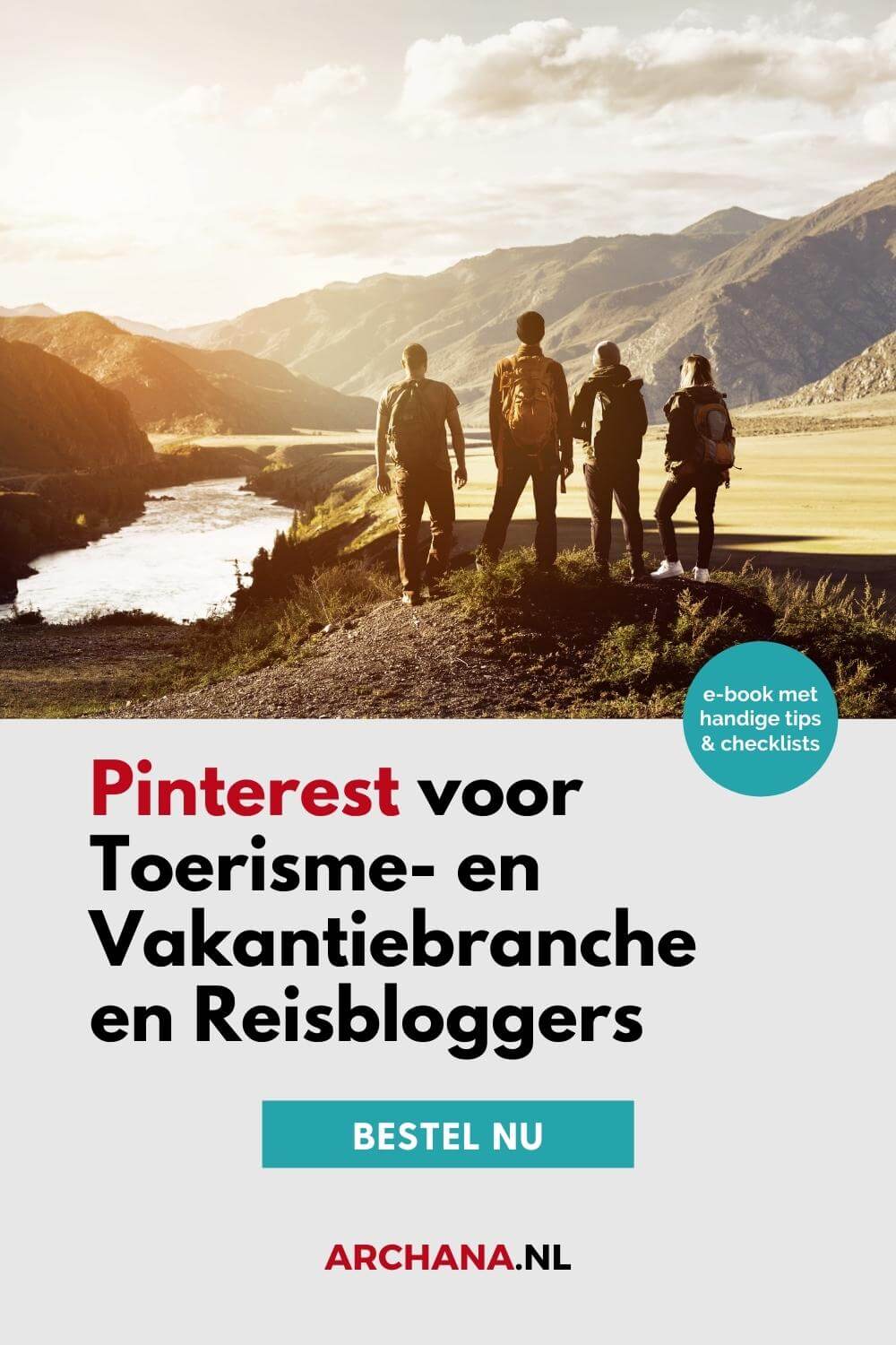 e-book Pinterest voor Toerisme- en Vakantiebranche en Reisbloggers - ARCHANA.NL Pinterest Marketing Bureau