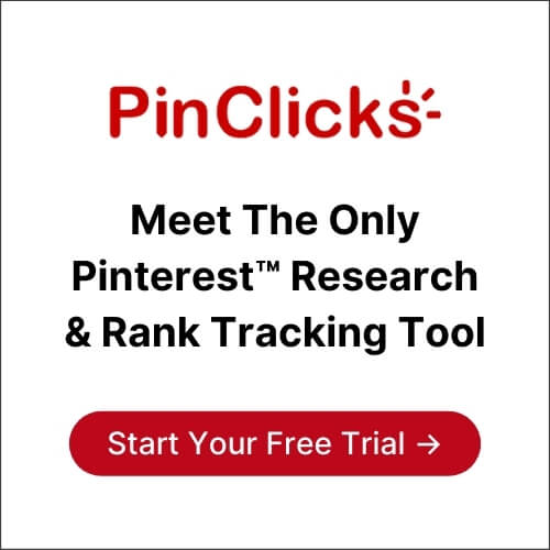 PinClicks - Meet The Only Pinterest™ Research & Rank Tracking Tool - Start Your Free Trial!