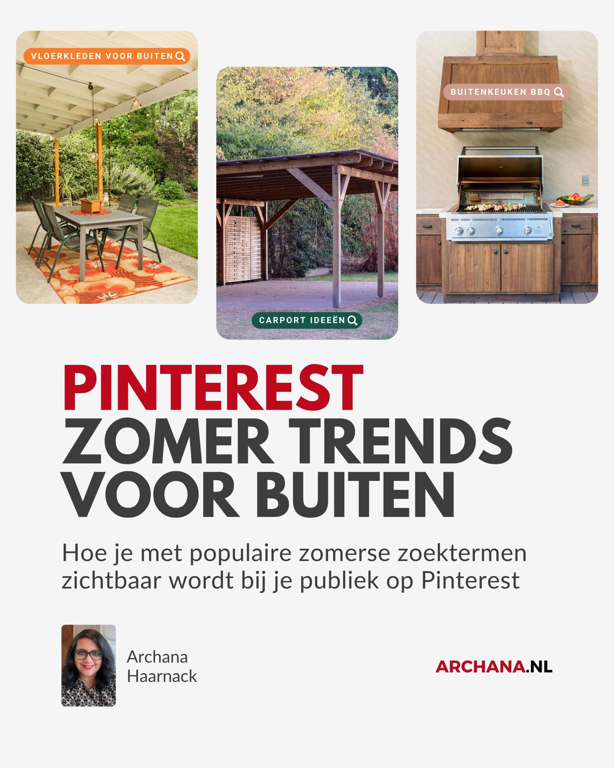 Pinterest Zomer Trends voor Buiten. Download jouw e-book - ARCHANA.NL