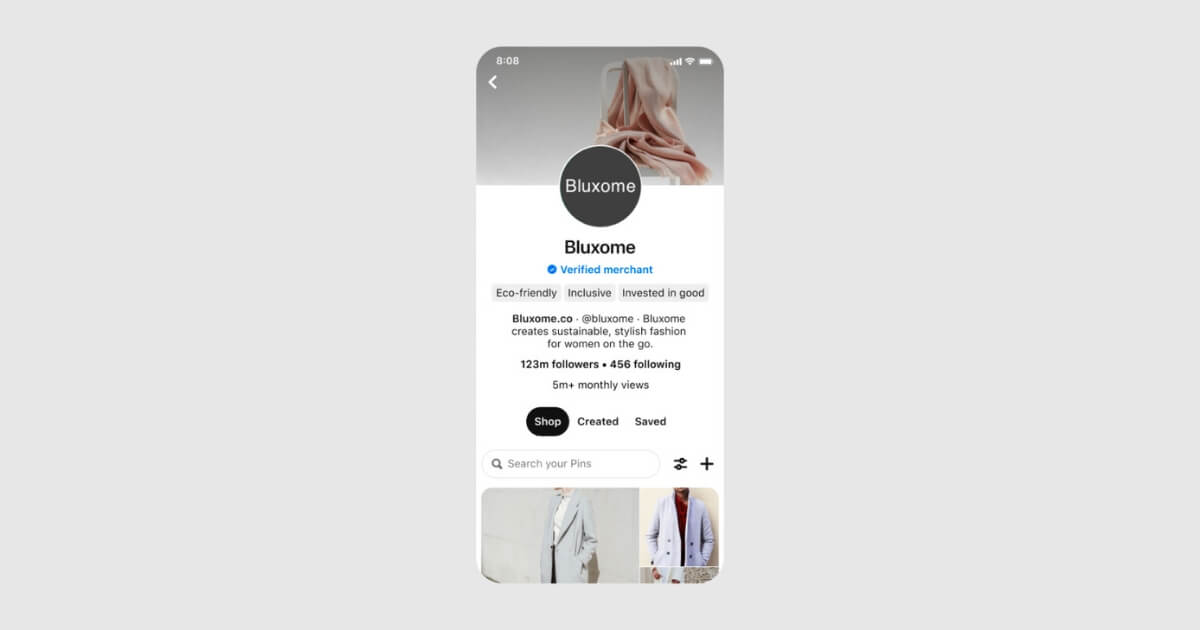 Pinterest Winkel Tab voor Verkopers