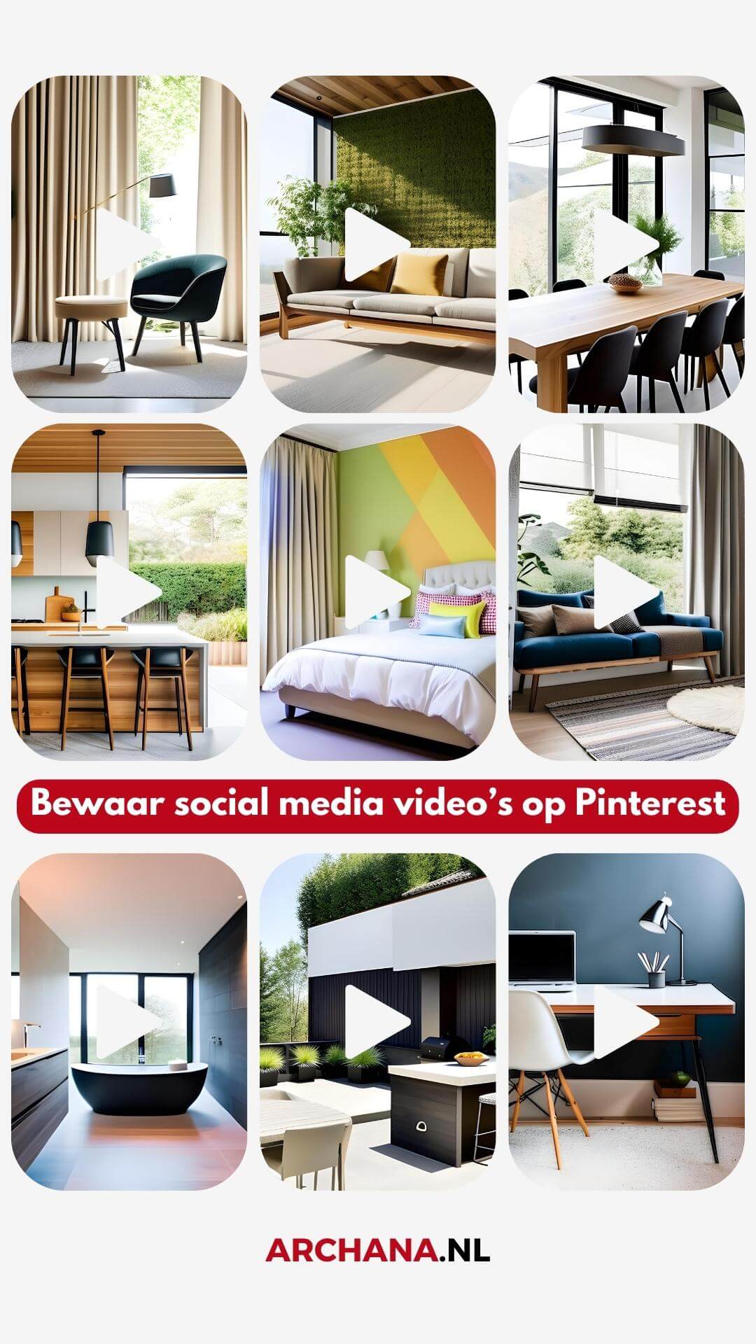 Bewaar social media video's op Pinterest - Ontdek mijn 2 favoriete gratis tools - ARCHANA.NL