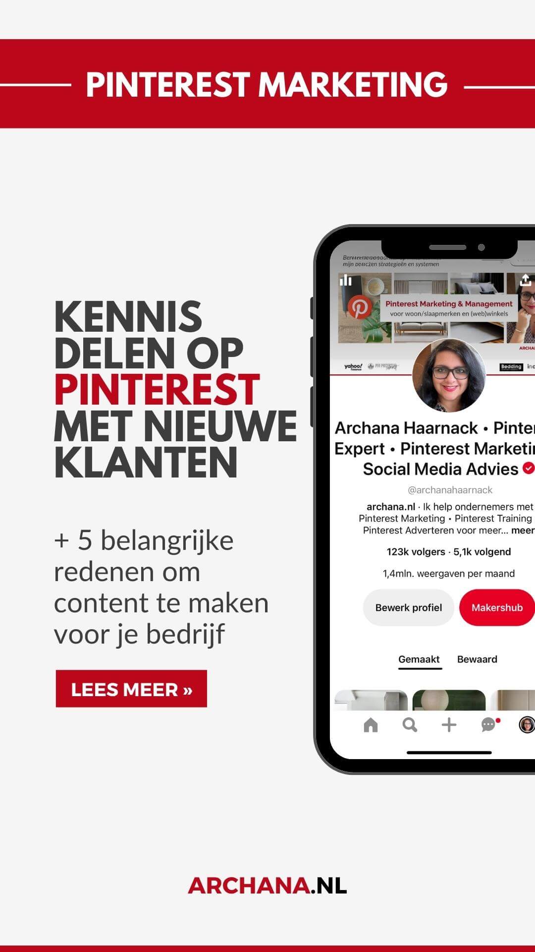 Kennis delen op Pinterest met nieuwe klanten - Pinterest marketing tips - ARCHANA.NL